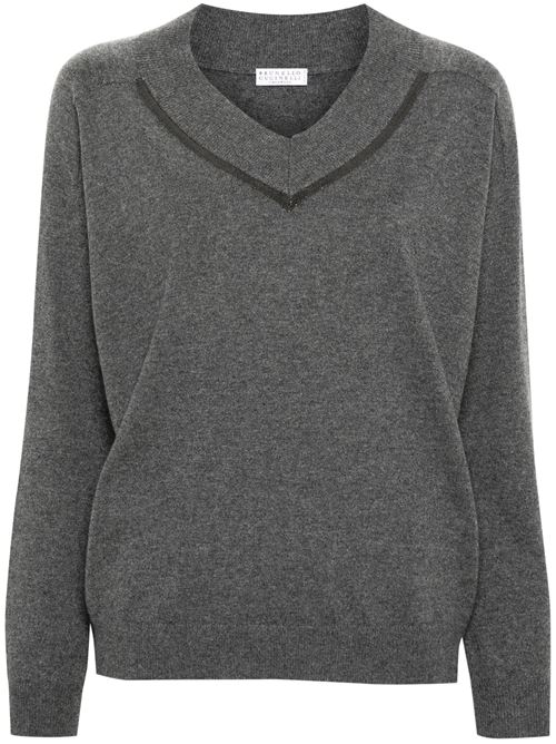 Maglione con decorazione Brunello Cucinelli | M12167902C079